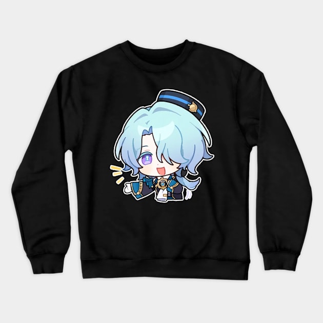 Honkai Star Rail Chibi Misha 3 Crewneck Sweatshirt by HoyoStan